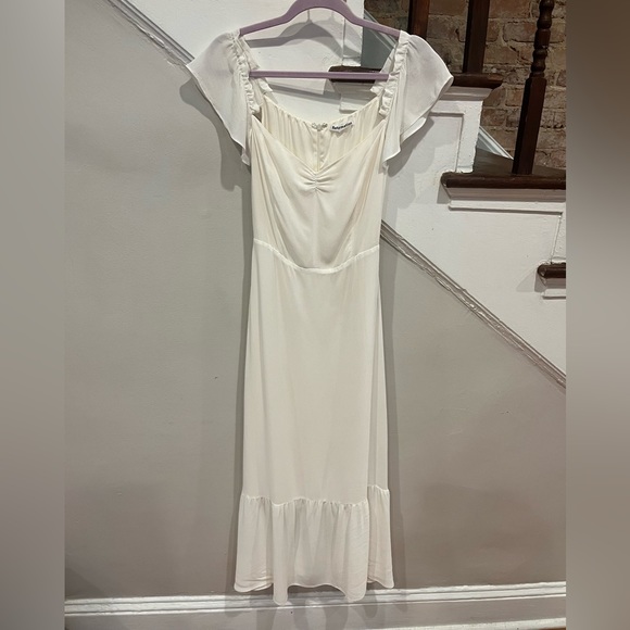 Reformation Butterfly Dress Ivory (Tailored smaller from size 8) - Picture 9 of 14